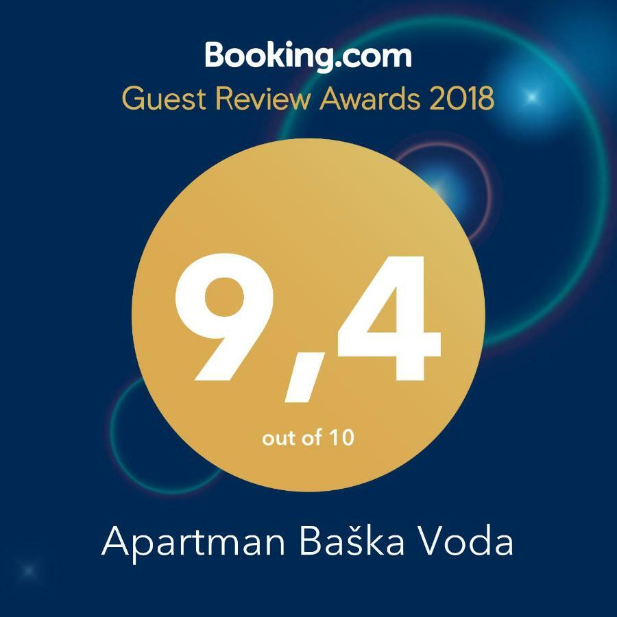 Apartman Baška Voda Kültér fotó